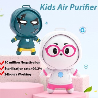 Children Kids personal air purifier necklace rechargeable ionizer (1)