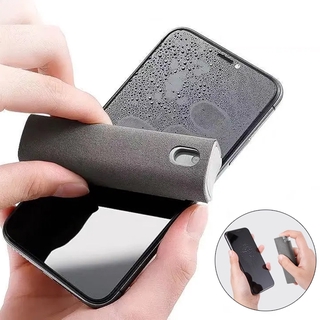 New 2 In 1 Phone Screen Cleaner Spray Portable Tablet Mobile PC Screen Cleaner Microfiber Cloth Set Cleaning Artifact