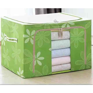 【Ready stock】Large Foldable Storage Box Multiple Color Home Clothes Organizer Flower Storage Box