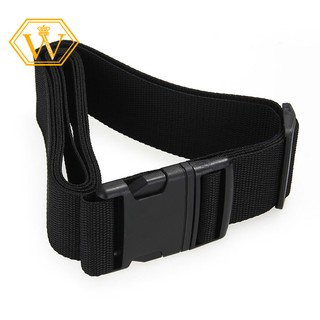 （In Stock）Luggage belt strap Belt Cord Rope Black for Suitcase Travel Bag 2M