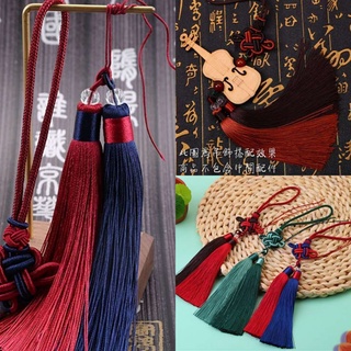 High quality! Chinese knot pendant auspicious knot double color tassel with small Chinese knot