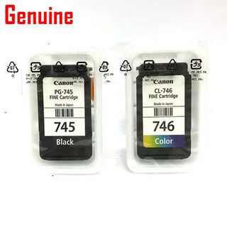 Canon black PG745 /color CL746 Genuine Ink Cartridge Compatible with PIXMA iP2870, iP2870S, iP2872, MG2470, MG2570, MG2570S, MG2970, MX497, TS207