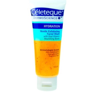 【Ready Stock]☬CELETEQUE HYDRATION GENTLE EXFOLIATING FACIAL WASH 100ML