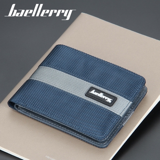 Baellerry Genuine Leather Wallt for Men Coin Purse Card Holder Fold Wallet Classic Simple Wallet