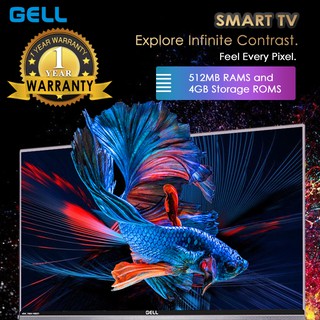 ❂♂❀GELL 43 inch sale Android Smart TV flat on sale screen tv FHD TV YouTube /Netflix Multiport LED T