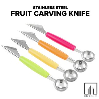 Home Zania Assorted Color Fruit Carving Knife Stainless Steel Ball