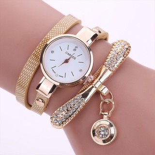 Bracelet Women Leather Analog Quartz Wrist Watches Ladies (1)