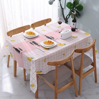 1PC fahion Table Cloth PVC Home Oil Kitchen Decor Proof Waterproof Cover Dining 137*180cm