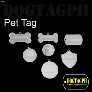 ✻Pet Tag - Dog Tag ( Free Machine Engraved ) Pet ID Tag