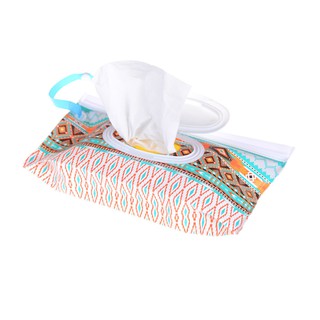 NHTPH Wipes Carrying Case Eco-friendly Wet Wipes Bag Clamshell Cosmetic Pouch