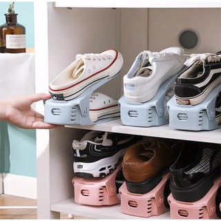 Plastic Shoebox Shoes Organizer Space Saver Holder Shoe Convenient Shelf Shoe Rack