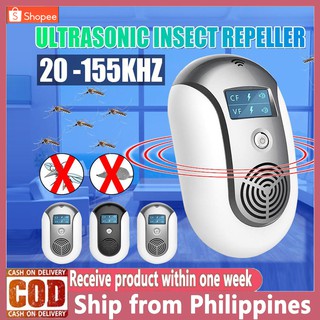 Ultrasonic Electromagnetic Pest Electronic Control Smart Mosquito Repeller Plug Get Rid of bugs