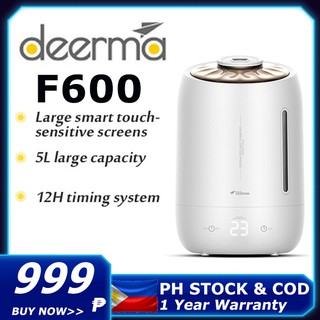 Deerma F600 5L Air Home Ultrasonic Humidifier Touch Version Air Purifying for Air-conditioned rooms
