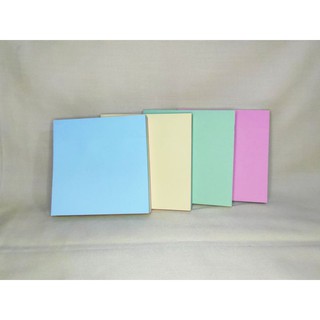 100 Sheets Pastel Multicolored Square Sticky Notes