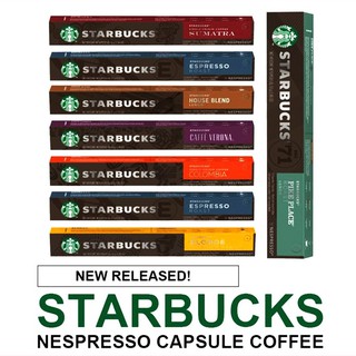 STARBUCKS NEPRESSO COFFEE CAPSULES (TINGI 10+4/6+3 CAPS/PODS)AUS
