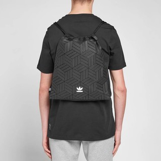 Adidas Issey Miyake Backpack men and women Student Schoolbag Backpack 3D Geometric Diamond Single Shoulder Diagonal Chest Bag (4)