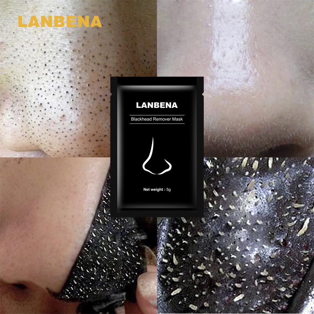 LANBENA BLACK HEADS REMOVER Deep Cleansing Purifying Peel Acne Face Mask