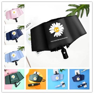 BigTin Sunflower Automatic Umbrella 3Folds Automatic Open/Close UV Protection Umbrella