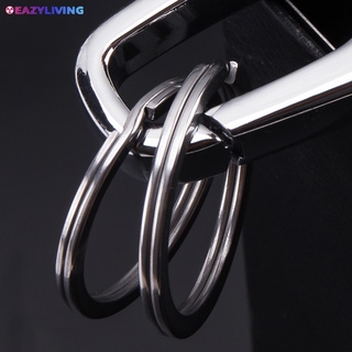 【EL】Metal Car Keychain Key Holder Keyring Men's Key Chain Ring Auto Accessories (5)
