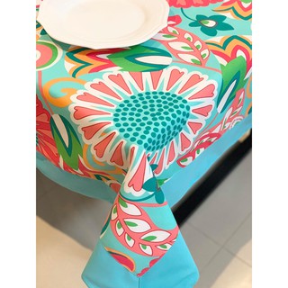Modern Design Waterproof Canvas Rectangle Table Cloth (LYON)