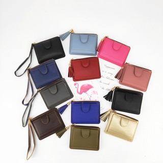 COD Korean Fashion Unisex 2-in-1 Card Wallet Mini Short Ladies wallet#997 (2)