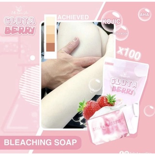 Gluta berry bleaching soap X100 Whitening by Bella Amore Skin