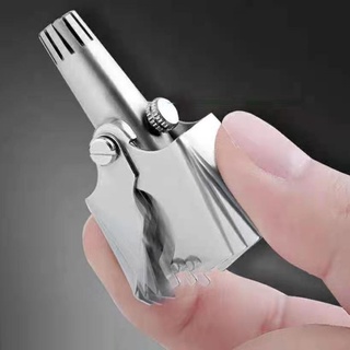 ✎Manual Nose & Ear Hair Trimmer (No Batteries) Stainless Steel Nose Hair Remover