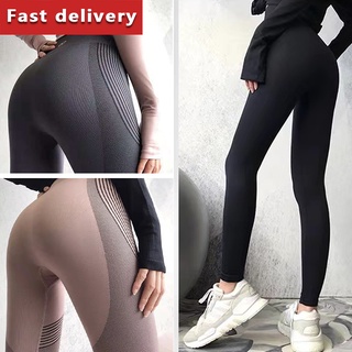 Free Shipping Women's Tight Elastic High Waist stretchable Workout Sport Legging Yoga Running Pant