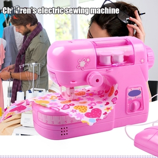 TCXL.tiktok Children Sewing Machine Small Electric Kids Sewing Machine Home Toys Set