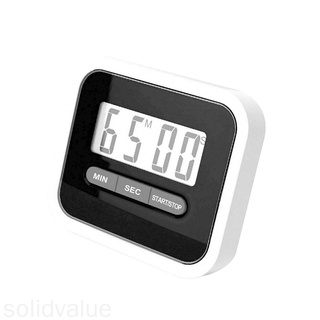 Kitchen Timer LCD Display Countdown Alarm Cooking Baking Digital Timing Alert 0 to 99 Minutes 59 Seconds solidvalue