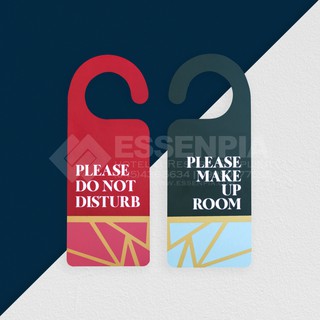 MODERN HOTEL DOOR SIGNAGE DOOR HANG DO NOT DISTURB SIGN PLEASE MAKE UP ROOM SIGN AFFORDABLE HOTEL AI