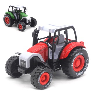 1:32 Alloy Car Tractor Toy Model Farm Vehicle Boy Toy Car Model with Light Music Pull Back Car Toy