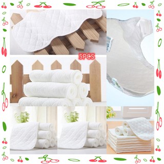 【COD Ready Stock】 5PCS Baby Diapers Bamboo Eco Cotton Diapers Nappy Baby