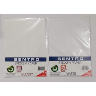 Sticker Paper / Sentro / Glossy & Matte / 10 sheets