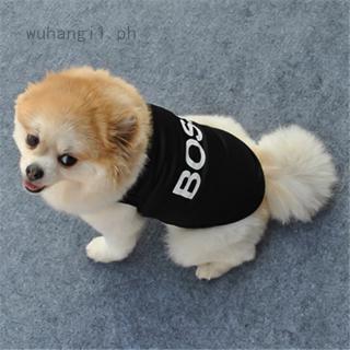 Pet Dog Cat Shirt Summer Breathable Vest for Cats Small Dogs Fashion Lettering Puppies Costume