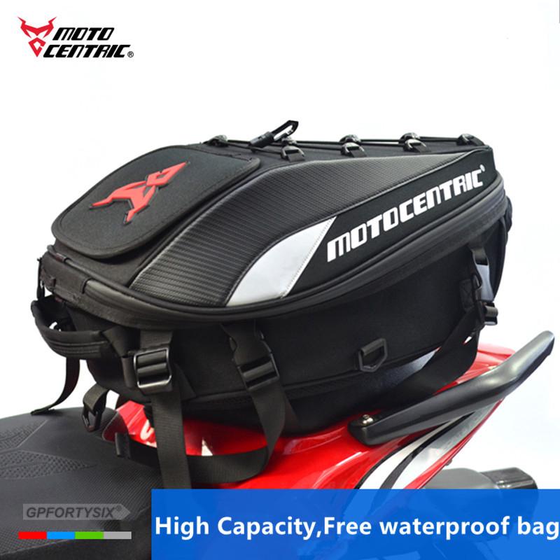 Waterproof Motorcycle Tail Bag Multifunction Motorcycle Back Seat Rear Seat Bag High Capacity Motorcycle Rider Backpack MC-0102