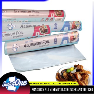 Stronger and Thicker Aluminum Foil Non- Stick Aluminum Foil Super one Non-Stick Aluminum Foil
