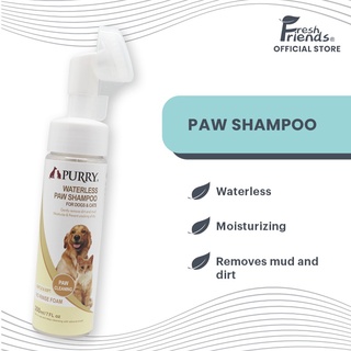 PURRY Waterless Paw Shampoo with Paw Cleaner Brush 200ml