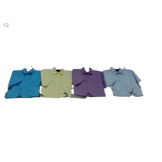 Preferred✳❈✻Longsleeve polo shirt for kids plain color cotton