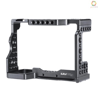 UURIG C-A73 Camera Cage Aluminum Alloy with Cold Shoe Mount Compatible with Sony A7III/A7R3/A7M3 Camera (1)