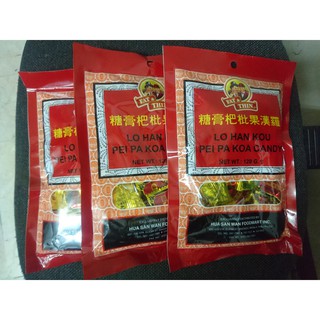 Lo Han Kou Pei Pa Koa 120g Throat Loqoat Candy Lozenges sold per pack