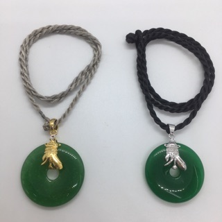 Fengshui jade pendant necklace
