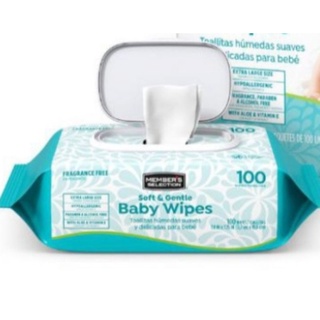 Member's Selection Soft and Gentle Baby Wipes 100wipes per piece