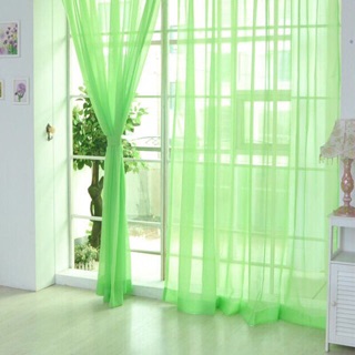 Jack 1Pc Home Floral Tulle Voile Window Curtain Panel Sheer