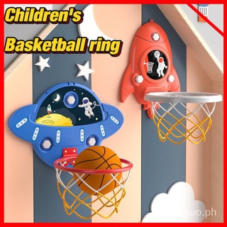 【Ready Stock】Kids Basketball Ring Portable Hanging Type Basketball Hoop Toy Set Indoor and Outdoor Sports Game (1)