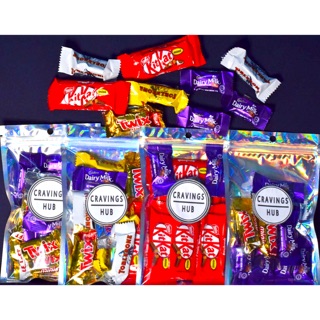 Imported Mini Chocolates Assorted (Mini kitkat, twix, original&white toblerone, musketeers, cadbury) (1)