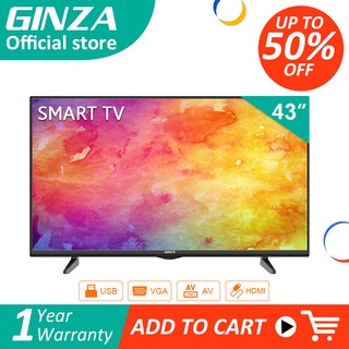 GINZA 43 inch Smart TV Android 9.0 TV Flat Screen Smart TV Sale Android TV