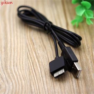 【BEST SELLER】 Black For Data PS Vita 2 In 1 Charger Transfer Cable Sync