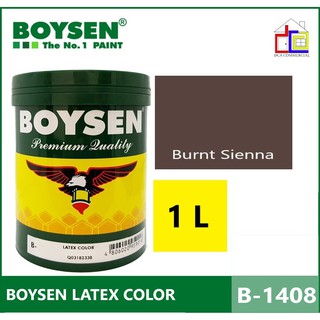 Boysen Latex Burnt Sienna 1 Liter • DCA Commercial •