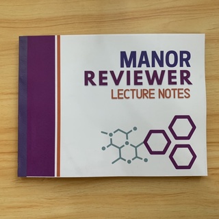 MANOR Lecture Notes (Pharmacy Board Exam Reviewer)